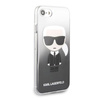 Karl Lagerfeld Iconic Karl Gradient - pouzdro pro iPhone SE 2020 / 8 / 7 (černé)