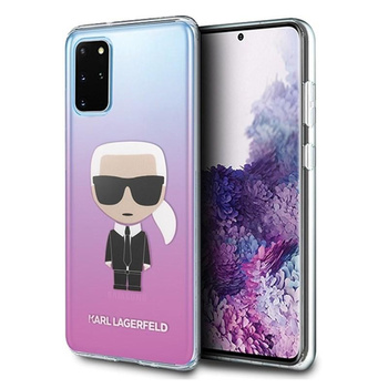 Karl Lagerfeld Ikonik - pouzdro pro Samsung Galaxy S20+ (růžové)