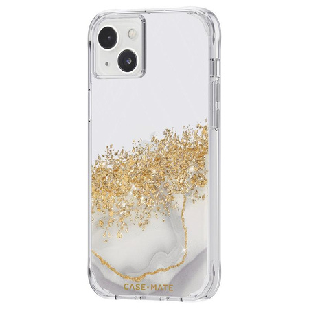 Case-Mate Karat - iPhone 14 Plus Hülle mit Gold verziert (Marmor)