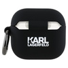 Karl Lagerfeld szilikon Karl Head 3D - AirPods 4 tok (fekete)