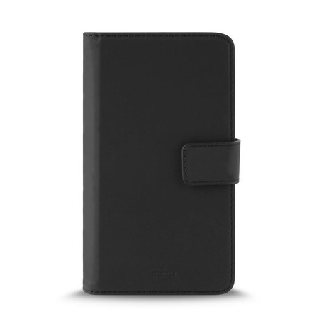 PURO Smart Wallet - Univerzális fotótartó tok kártya- és pénzzsebekkel, XXL méret (fekete)