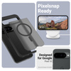Crong Hybrid Matte Magnetic - MagSafe Google Pixel 10 Hülle (Schwarz)