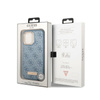 Guess 4G Logo Plate MagSafe - Etui iPhone 13 Pro Max (niebieski)