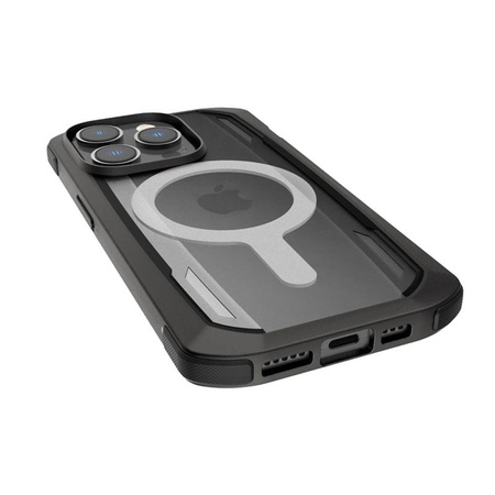 X-Doria Raptic Secure MagSafe - biologicky odbouratelné pouzdro pro iPhone 14 Pro (testováno při pádu z výšky 4 m) (černé)