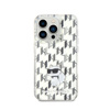 Karl Lagerfeld Monogramm Choupette - iPhone 15 Pro Tasche (Transparent)