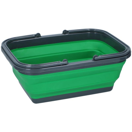 Dunlop - Folding basket with handles (Green)