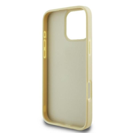 Pouzdro Guess Fixed Glitter Big 4G - iPhone 16 Pro (zlaté)
