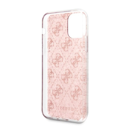 Guess 4G Glitter - iPhone 11 Pro Max Case (Pink)