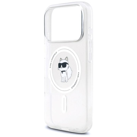Karl Lagerfeld IML Choupette MagSafe - Hülle für iPhone 17 Pro Max (transparent)