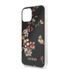 Guess Flower Shiny Collection N4 - iPhone 11 Pro Max Tasche (Schwarz)