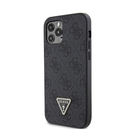 Guess Crossbody 4G Metall Logo - iPhone 12 / iPhone 12 Pro Tasche (schwarz)