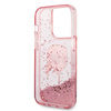Karl Lagerfeld Liquid Glitter NFT Karl's Head - Etui iPhone 14 Pro Max (różowy)