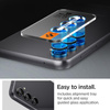 Spigen Optik Pro GLAS.TR EZ Fit kameravédő 2-Pack - Lencsevédő üveg Samsung Galaxy S23 FE készülékhez (2 db) (Fekete)