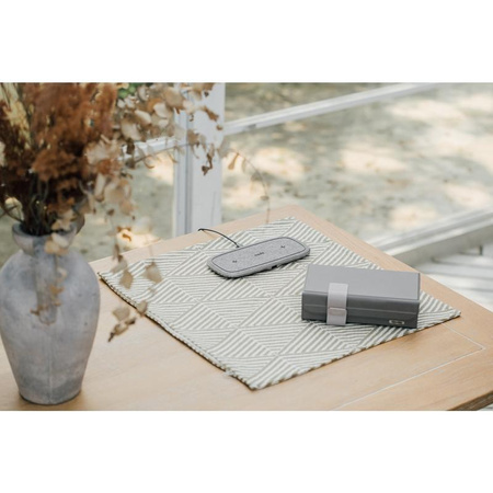 Moshi Sette Q - Duales drahtloses induktives Qi-Ladegerät für iPhone und Android (Nordisches Grau)