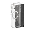 Moshi iGlaze MagSafe - Coque pour iPhone 15 Plus (Luna Silver)