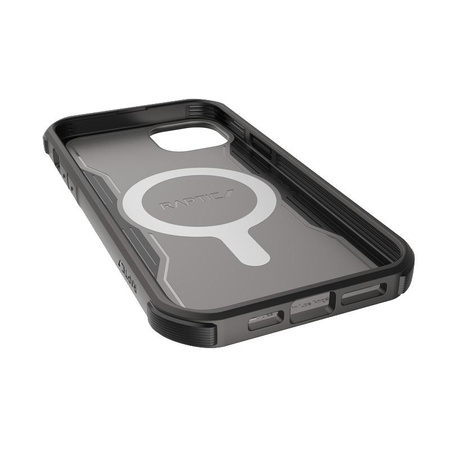 X-Doria Raptic Fort Built MagSafe - páncélozott tok iPhone 14 Plus (Csepp-tesztelt 6m) (Fekete)