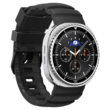 Spigen WBS2 - Szíj Samsung Galaxy Watch 8 / 8 Classic 40 / 44 / 46 mm-hez (Fekete)