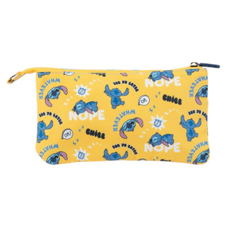 Disney Stitch - Tropical collection 3-chamber pencil case