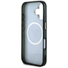 Guess IML Metal Glitter 4G Circle Triangle MagSafe - Case for iPhone 16 (black)