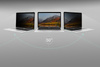 Moshi Umbra - MacBook Pro 16" (M1, 2021) Bildschirmschutzfolie mit Sichtschutzfilter (schwarzer Rahmen)