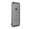 Moshi iGlaze Luxe - Case with aluminum frame iPhone 6s Plus / iPhone 6 Plus (Titanium Grey)