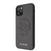 Guess Saffiano 4G Circle Logo - iPhone 11 Pro tok (fekete)