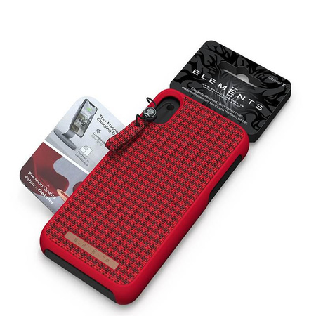 Nordic Elements Saeson Idun - Material Case for iPhone Xs Max (Red)