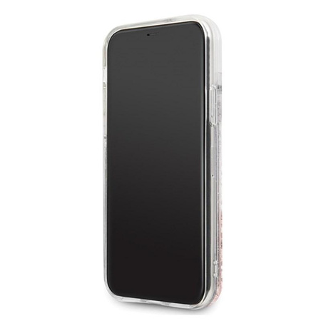 Karl Lagerfeld K-Peek A Boo - iPhone 11 tok (csillogó rózsaszín arany)