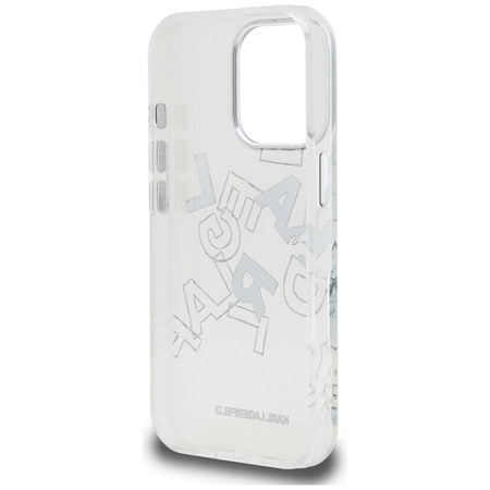 ETUI PRZEZROCZYSTE KARL LAGERFELD DO IPHONE 16 PRO, Case Bezbarwne, Modne