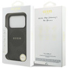 ETUI DO IPHONE 17 PRO do MAGSAFE GUESS ORYGINALNE CZARNE SKÓRZANE MODNE