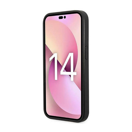 Karl Lagerfeld Glitter Flakes Ikonik - iPhone 14 Pro Max tok (fekete)