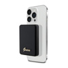Guess Metal Script Logo MagSafe - 3.000 mAh 5W MagSafe Induktions-Powerbank (schwarz)