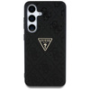 Guess Hot Stamp 4G Pattern Triangle Metal Logo - Case for Samsung Galaxy S25 (black)
