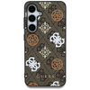 Guess 4G Printed Colored Peony Pattern MagSafe - Etui do Samsung Galaxy S25 (brązowy)