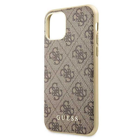 Collection Guess 4G - Coque pour iPhone 11 (marron)