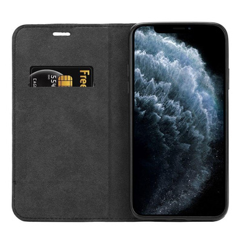 Crong Folio Case - Coque pour iPhone 11 Pro avec rabat magnétique (noir)