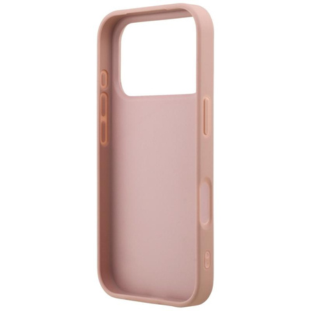 Guess Fixed Glitter Big 4G - Case for iPhone 17 Pro (pink)