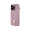 Guess Strass-Dreieck - iPhone 14 Pro Max Tasche (rosa)