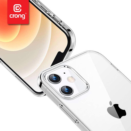 Crong Crystal Slim tok - iPhone 12 / iPhone 12 Pro tok (átlátszó)
