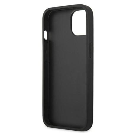 Karl Lagerfeld PU-Leder mit Karl & Choupette-Prägung - iPhone 13 Mini Tasche (fuchsia)