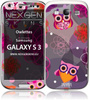 Nexgen Skins - Samsung GALAXY S III 3D hatású tok bőrkészlet (Owlettes 3D)