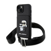 Karl Lagerfeld Crosssbody NFT Saffiano Karl & Choupette - iPhone 14 tok (fekete)