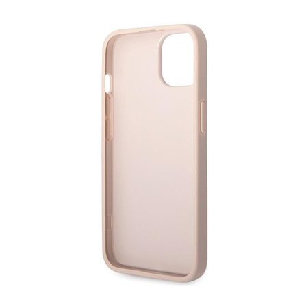 Guess 4G Big Metal Logo - Coque pour iPhone 15 Plus (rose)