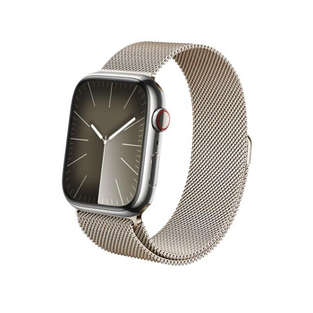 Crong Milano Steel – Edelstahlarmband für Apple Watch 38/40/41/42 mm (champagner)