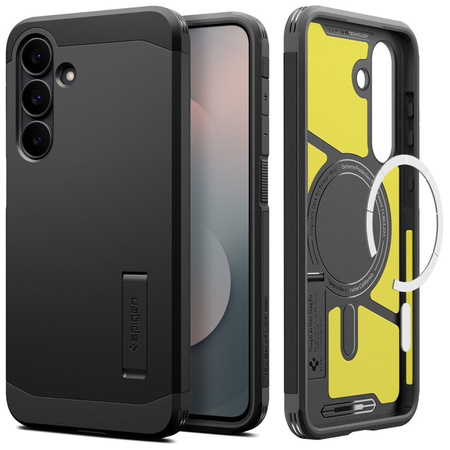 ETUI DO GALAXY S25 FE do MAGSAFE SPIGEN TOUGH ARMOR ORYGINALNE CZARNE CASE