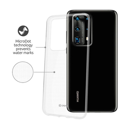 ETUI PRZEZROCZYSTE DO HUAWEI P40 PRO, Crong Bezbarwne, Eleganckie, Plecki