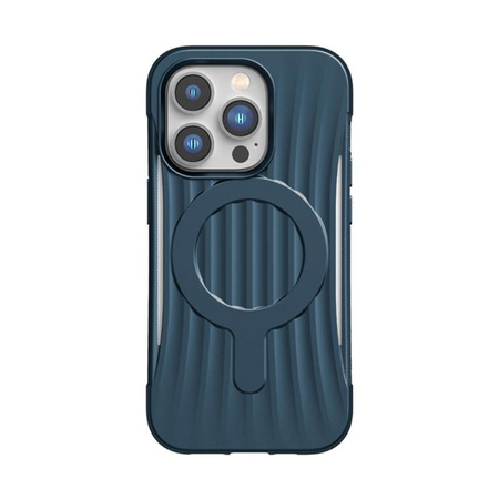 X-Doria Raptic Clutch MagSafe - Biodegradable case for iPhone 14 Pro (Drop-Tested 3m) (Marine Blue)