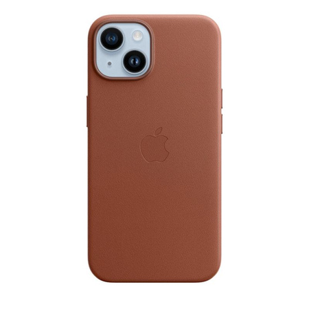 Apple Leather Case - Leather Case with MagSafe for iPhone 14 (umbra)