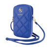 Guess Zip Quilted 4G - Handytasche (blau)
