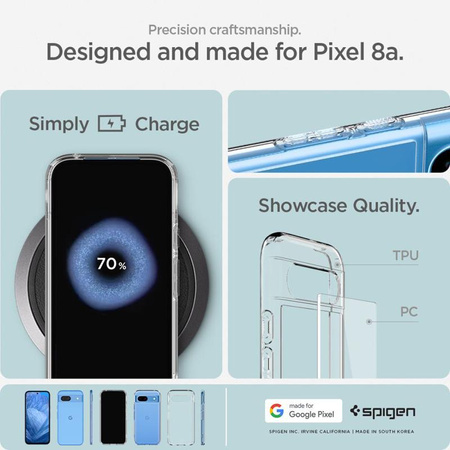 Spigen Ultra Hybrid - Gehäuse für Google Pixel 8A (Transparent)
